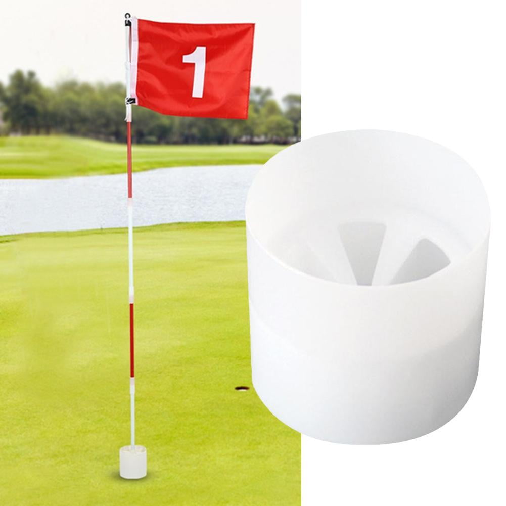 Prettyui Golf Hole Cup Plastic Golf Cup Cover Golf Practice Cup Cover for  Practice Putting Green 