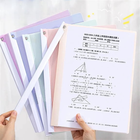 Plastic Presentation Folder Sliding Bar Report Portfolio Resume Document Office