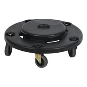 Plastic Prince Trash Can Dolly with Wheels Black Garbage Can Wheels Transports 20 Gallon 32 Gallon 44 Gallon and 55 Gallon Brute Trash Can Dolly for Restaurants Offices Commercial Environments