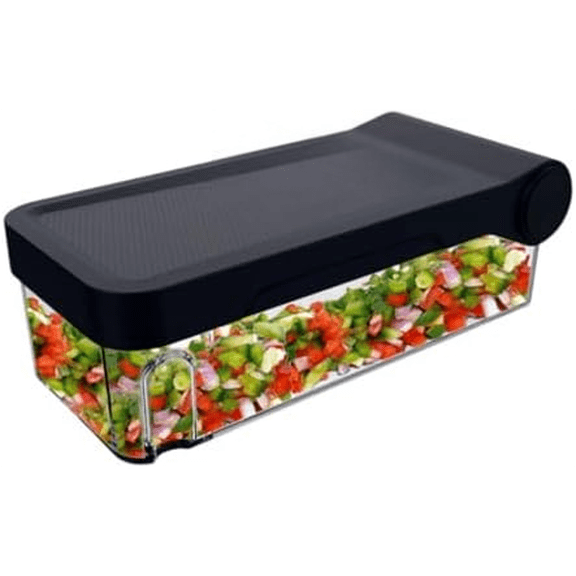 Plastic Pro Multifunctional Vegetable Chopper & Slicer 11x6x4in Food Dicer, Cutter & Mandoline with Interchangeable Blades$$Home Decor, Kitchen, & Other