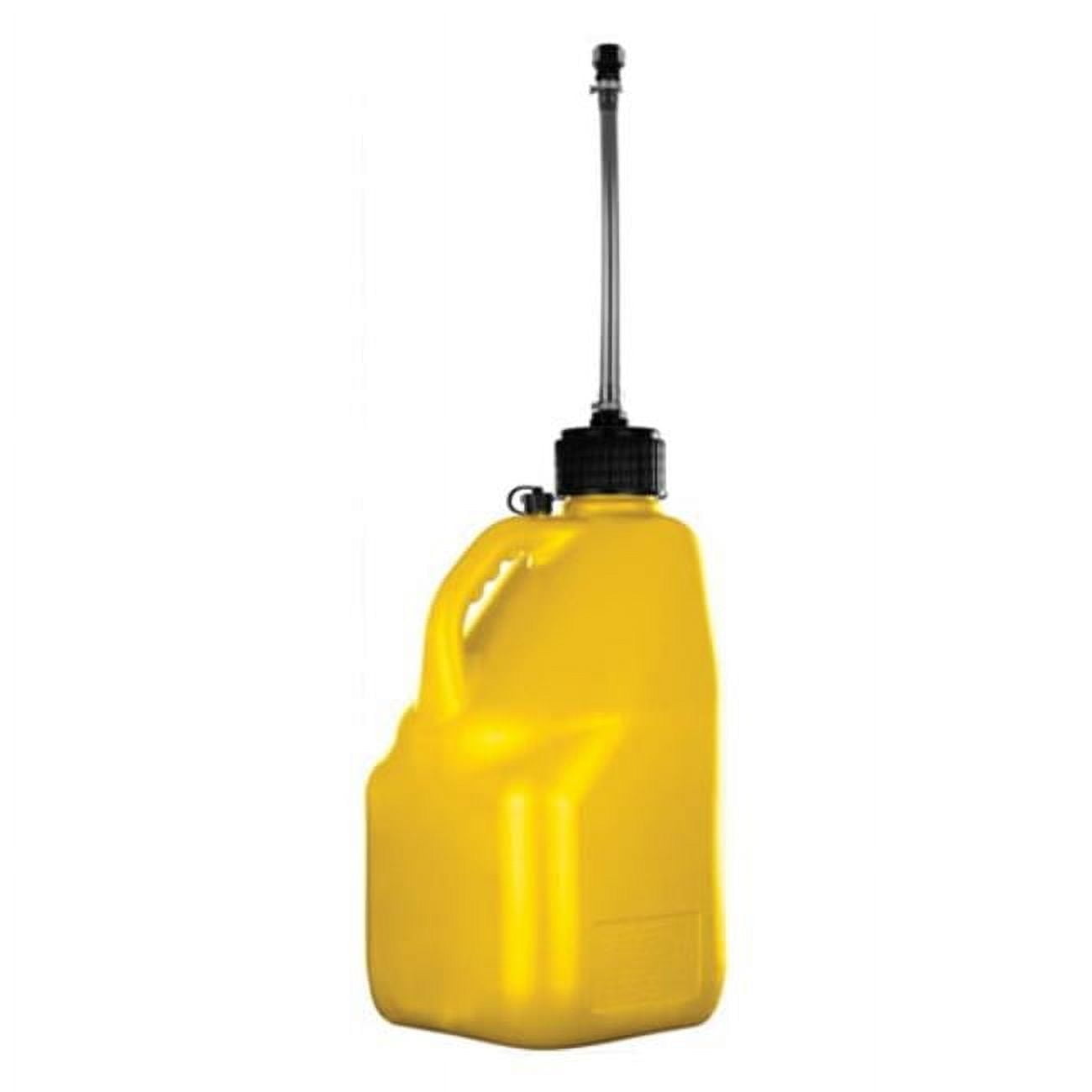 PLASTIC PRODUCT FORMERS VP Racing Fuels 4033 5 gal Utility Jug with Hose - Yellow