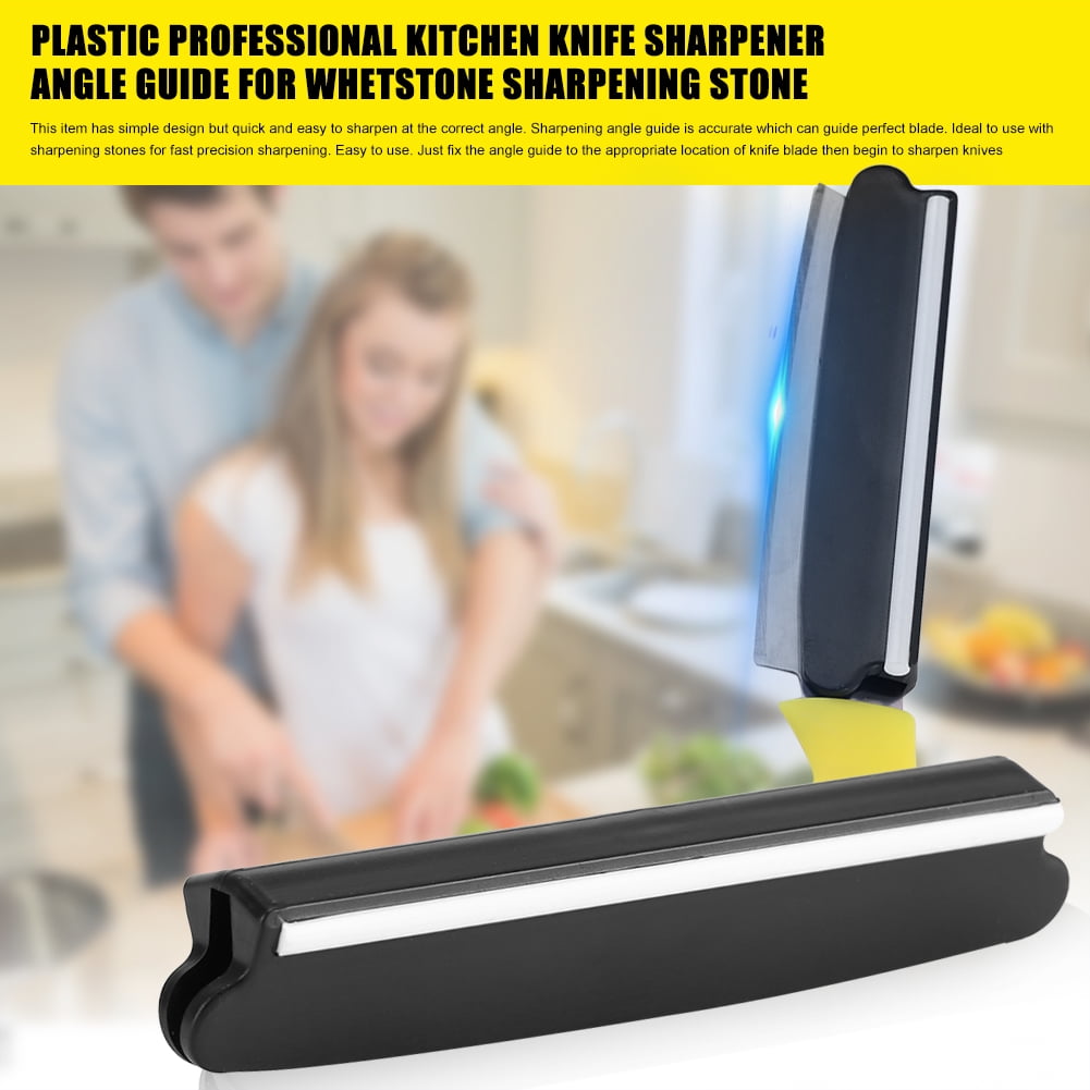 Plastic Professional Kitchen Knife Sharpener Angle Guide for Whetstone