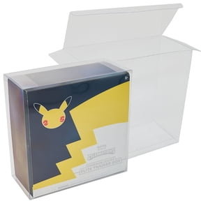 Plastic Protector Case for Pokemon Center Celebrations Elite Trainer Box UV & Scratch Resistant .50mm Thick