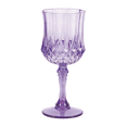 thumbnail image 1 of Plastic Purple Patterned Wine Glasses - Party Supplies - 12 Pieces, 1 of 5