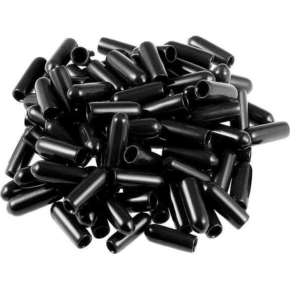 Plastic Push-on End Cap For 3/16" Cable Wire Rope End Cap Cover Protector 100Pcs