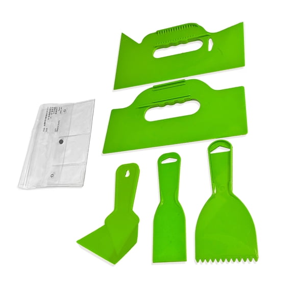 Plastic Putty Scraper Spatula Set Tool For Home Improvement and Crafting In Various Application Easy Handling & Comfort