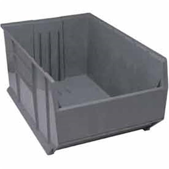 Plastic Rack Bin - Gray