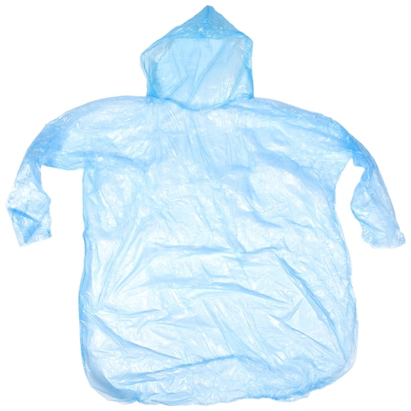 Plastic Rain Coat Impermeable Para Mujer Poncho with Hat Women's Miss 40 Pcs