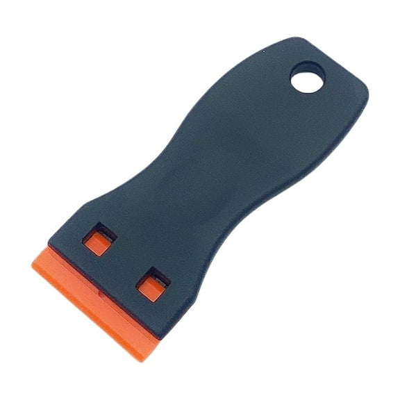 Razor Blade Scraper - Non-Scratch Label & Adhesive Remover Tool for Stickers, Decals, Paint - Safe on Glass, Tile, Appliances & Windows