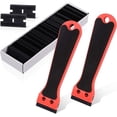 thumbnail image 1 of Plastic Razor Scraper Adhesive Remover Tool with Double-Edge Blades for Window Tint Vinyl Decal Sticker Glue Remover, 1 of 4