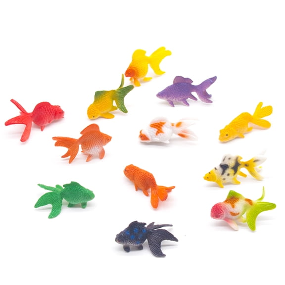 Plastic Realistic Goldfish Model Unique Ocean Animals Figures Goldfish Handicraft for Aquariums Landscape DIY Fish Tank
