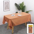 thumbnail image 1 of Plastic Rectangle Tablecloth Large Disposable Heavy Duty Wipe Clean Party Table Cover for Banquets, Birthdays, Outdoor Events, 1 of 7