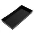 thumbnail image 1 of Plastic Rectangular Design Lunch Food Tray salver Black, 1 of 2
