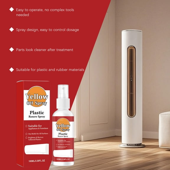 Plastic Rejuvenation Spray  Plastic Rejuvenation Spray 100ml, Restores Shine and Gloss on Faded Surfaces, Long Lasting Protection for Auto Interior and Outdoor Furniture