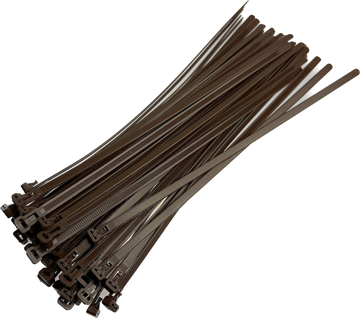 Heavy Duty Zip Ties 12 Inch - 120 Lb Tensile Strength, Black Cable Ties, 100 Pack By Karoka