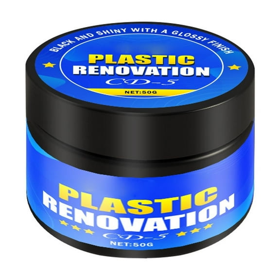 Plastic Renovation Restorer for Automotive and Household Surfaces 150g Long Lasting Protection and Shine for Faded Plastic Rubber and Vinyl Surfaces