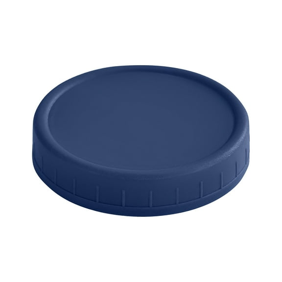 Plastic Replacement Lid Caps, PP Material Universal Bottle Covers for Mason Jars and Containers (Multi-Color Available), Navy