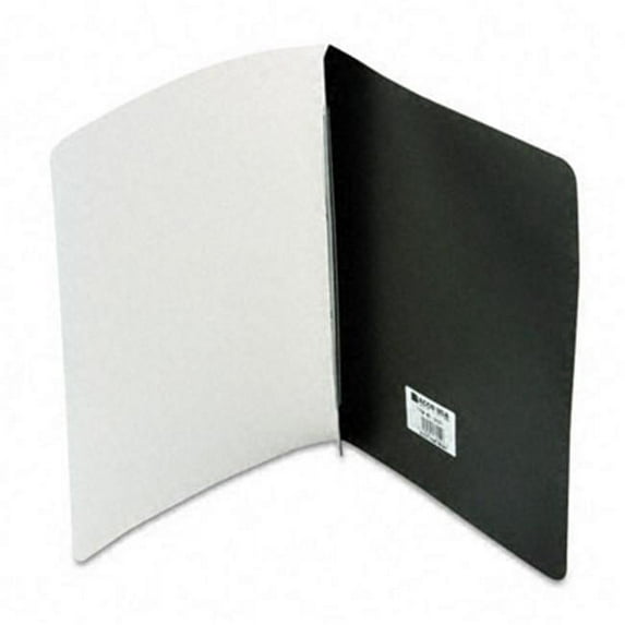 Plastic Report Cover Prong Clip Letter 3'' Capacity Frosted Cover/Black Back