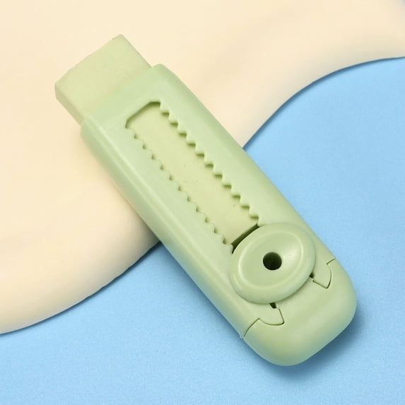 Plastic & Resilient, 3.2x1.0x0.8 Inch Eraser, Handy for Teen Classroom Stationery