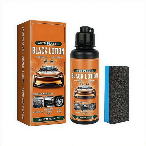 Plastic Restorer for Cars Protectant Dressing, For Vinyl, Rubber, Plastic, Tires and Trim, Gloss Dressing Restores Shine & Protection for Cars, Trucks, Motorcycles, SUVs and RVs