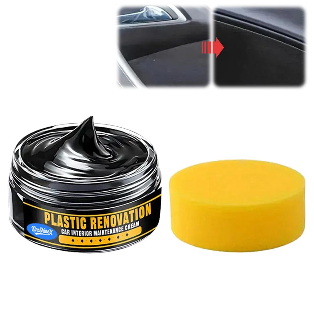 Plastic Restorer Paste for Cars, 100g Black Trim Restorer, Scratch ...