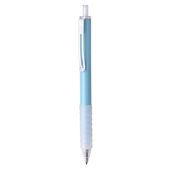 Plastic Retractable Ballpoint Pen 1.0mm Soft Grip Gold Clip Smooth Writing For Daily Use