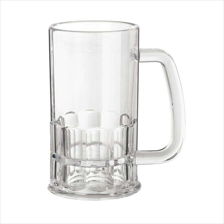 Rizzo Perka 12 oz. Glass Mug w/ Silicone Grip & Lid