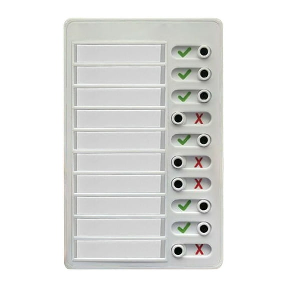 Reusable Checklist Board - Detachable for Task Management