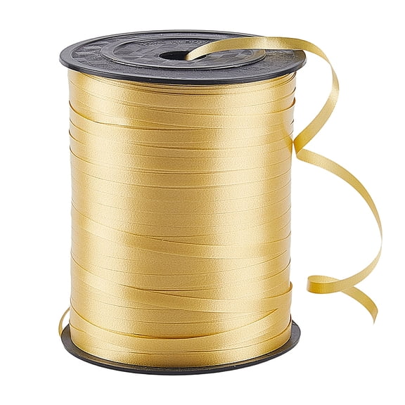 Plastic Ribbon 500 Yards Of Plain Ribbon Wheat 1/4 inch(5mm) for DIY
