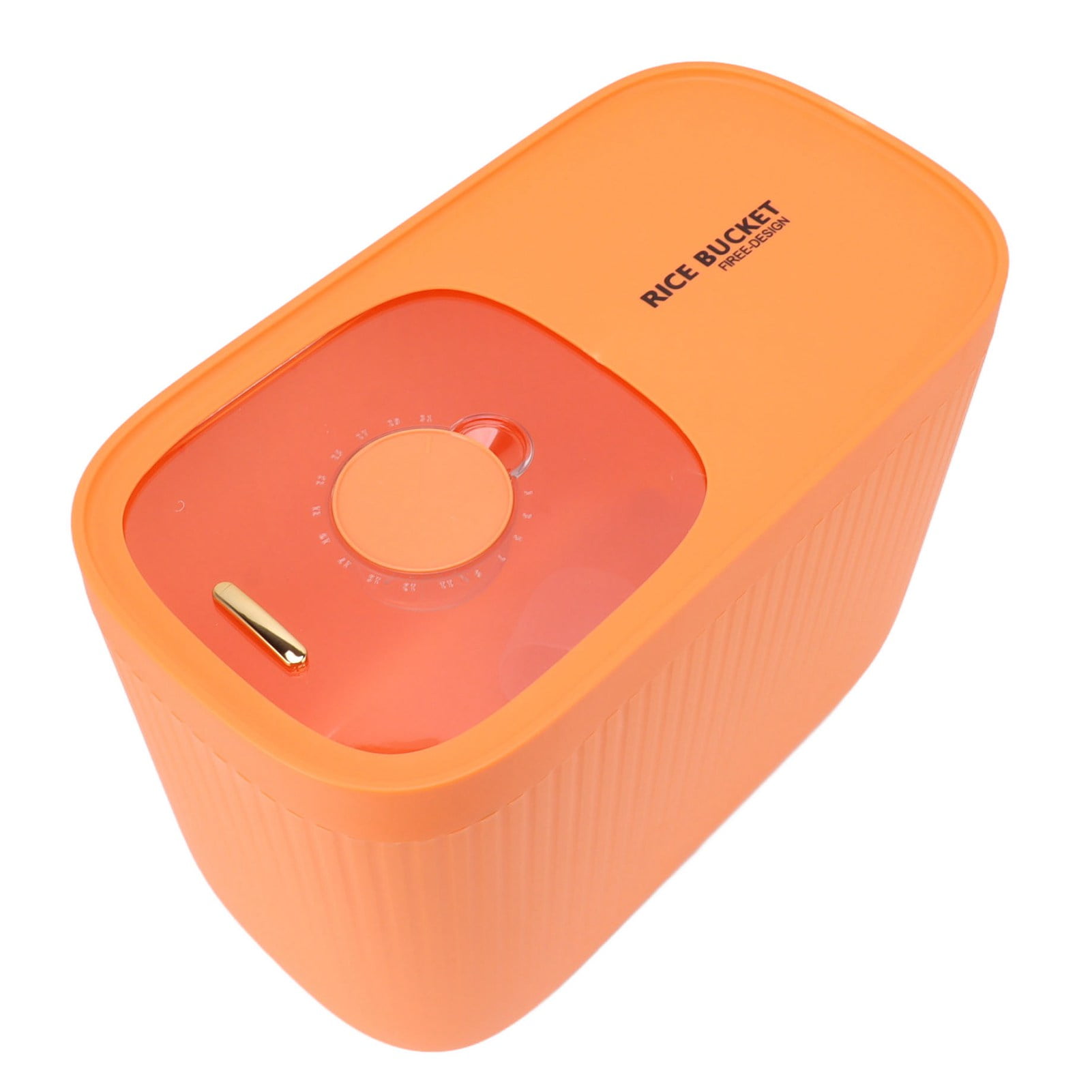 Plastic Rice Bucket, Airtight Transparent Cover Rice Container For