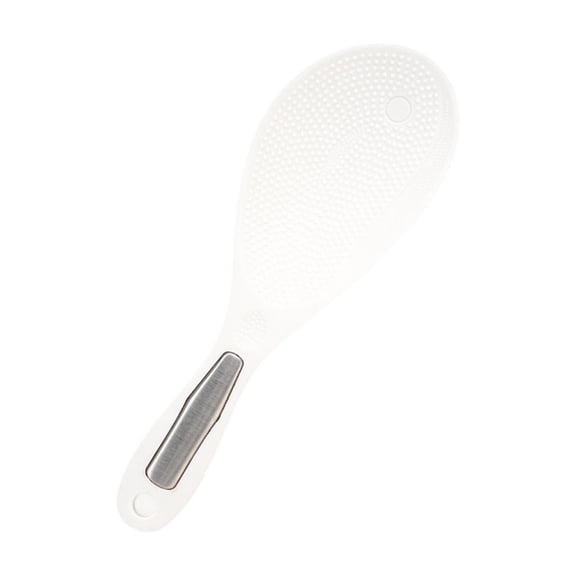 Plastic Rice Serving Spoon Antistick Surfaces Heat Resistant Safe Ergonomic Grip Paddle For Hot Meals And Steaming Pots