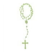 ✪ Plastic Rosary Beads Luminous Necklace Catholicism Prayer Jewelry