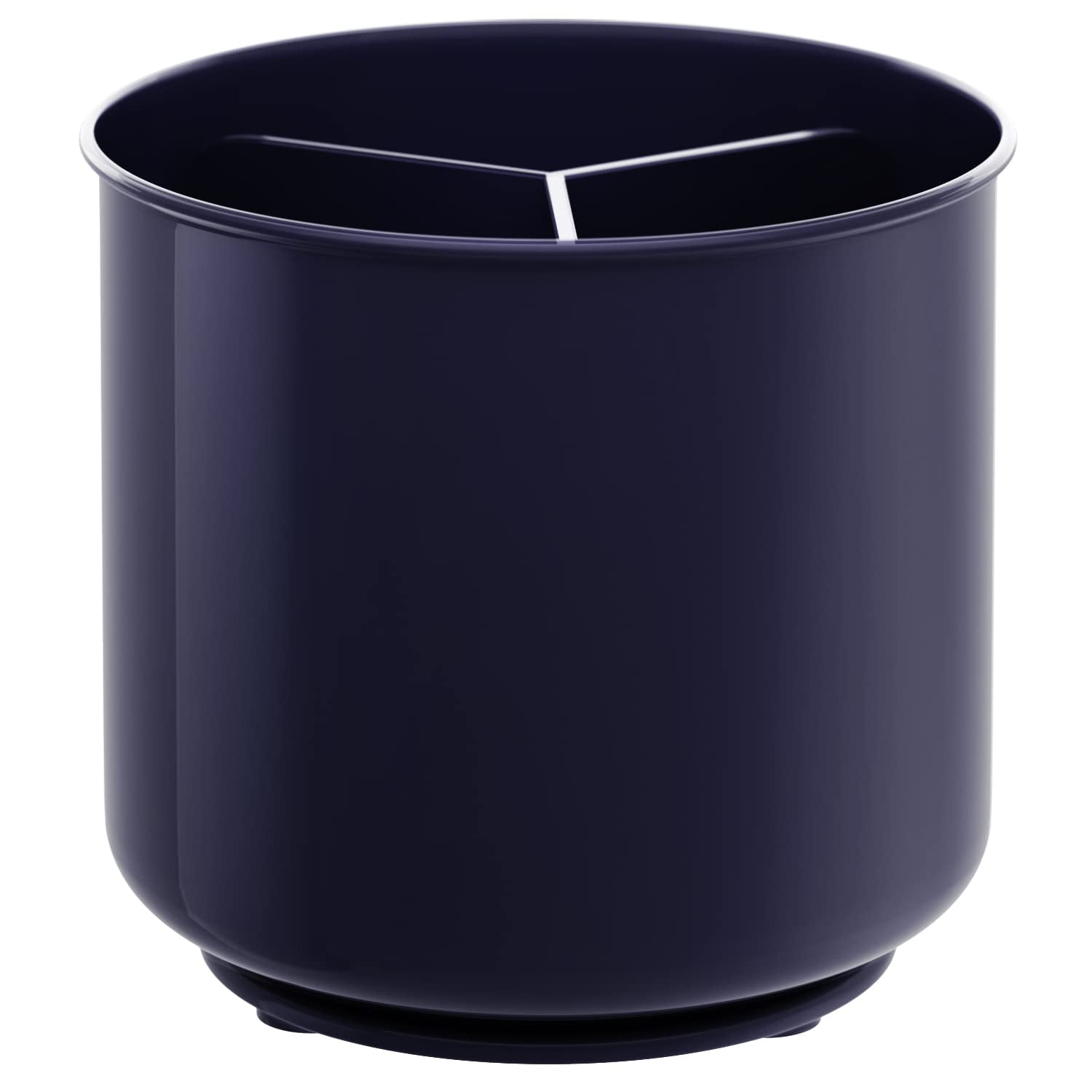 Plastic Rotating Extra Large Utensil Holder Crock with NoTip Weighted