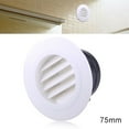 Plastic Round Air Exhaust Vent Grille Cover Wall Ventilation Inlet