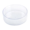 thumbnail image 1 of Plastic Round Container, Clear, 6-Inch, 1 of 1