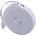 thumbnail image 1 of Plastic Round Tape Measure Retractable Measuring Tape for Sewing Craft,White black, 1 of 5
