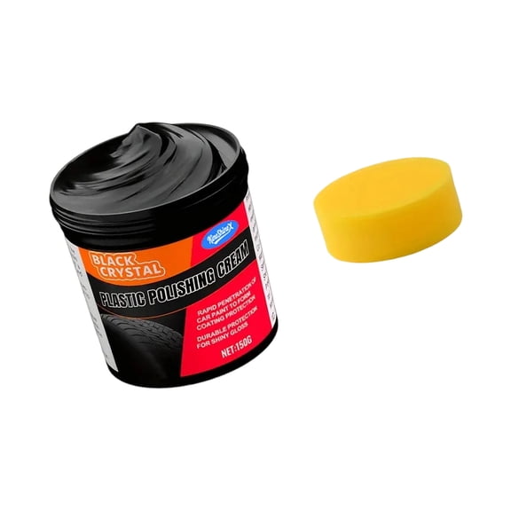 Plastic Rubber Repair Cream Car Tire Gloss Polish Interior Renewal Against Aging Protective Pastes Against Aging Vehicle