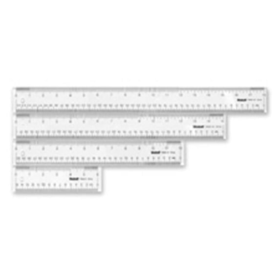 Plastic Ruler- 12in. Long- Clear