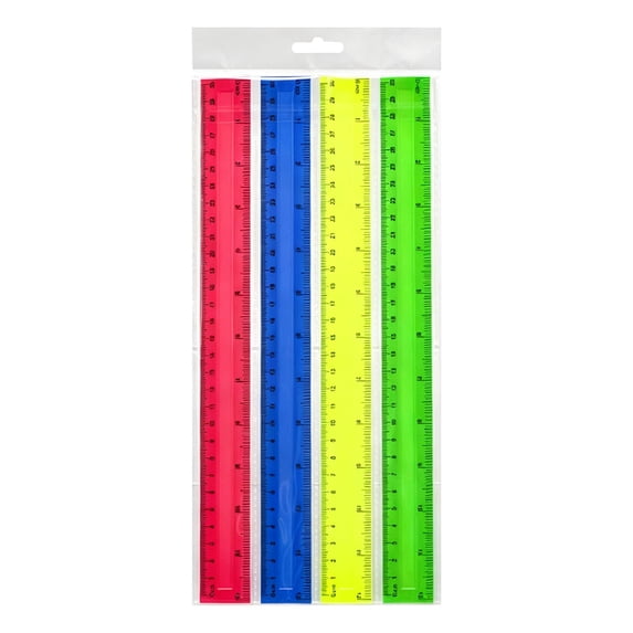 Plastic Ruler Classroom Essentials Teacher Must Haves Ruler Cute Measuring Drawing Tool Ruler With Inches And Centimeters Ruler 12 Inch