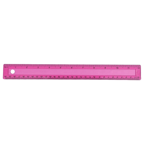 Plastic Ruler Ruler 12 Inch Ruler With Inches And Centimeters Rulers For Classroom Pink Ruler Math Classroom Must Haves Teacher Essentials