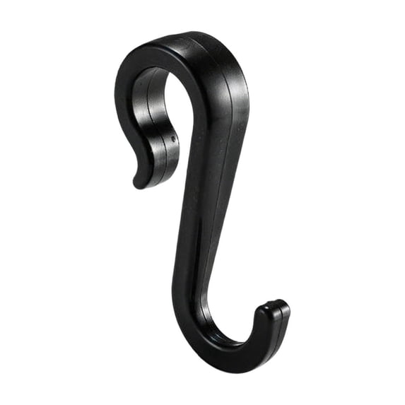 Plastic S Shaped Hooks, Hanging Organizer for Kitchen Bathroom, Heavy Duty Non Slip Hanger