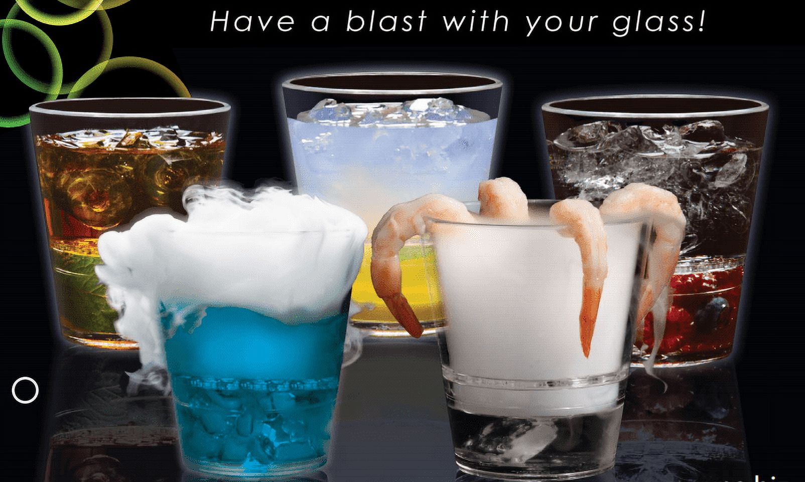 Plastic SHOT GLASS drinking cup shot Cup drink cup with strainer 2PACK