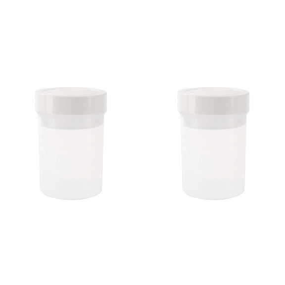 Plastic Salad Jar with Lid, 2 Pack Clear Leakproof Container for Lunch Meal Prep, 2 Built in Compartments for Wet Dry Separation Storage, Salad Jar for Home Office Picnic
