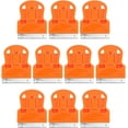 thumbnail image 1 of Plastic Scraper 10pcs Mini Razor Scrapers Razor Blade Scraper Tool Adhesive Sticker Remover Gasket Cleaning Tool for Scraping Labels Decals Plastic Scraper Tool, 1 of 5
