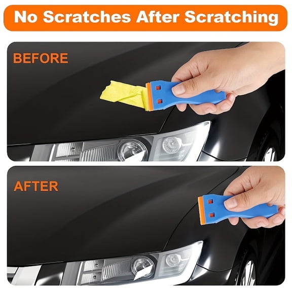 Plastic Scraper Car Sticker Remover Multipurpose Cleaning Tool for Automotive Film Glass Paint Surface