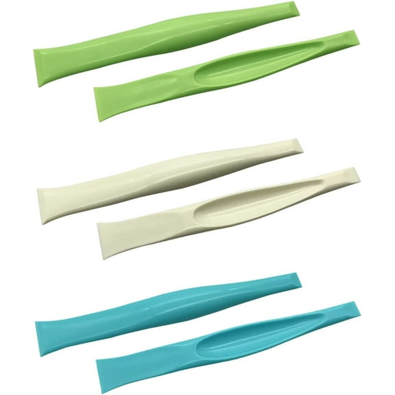 Plastic Scraper Cleaning Scraper Tool Label Scraper Gum Scraper Multipurpose Stiff Scraper(6 Pack)