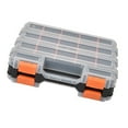 thumbnail image 1 of Plastic Screw Organizers Box with Removable Divider Tool Part Container Bin Double Side Tools Box for Screws & Small Part, 1 of 8