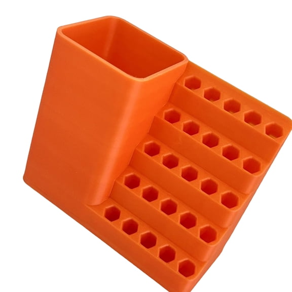 Plastic Screwdriver Bit Case 20 25 50 100 Hole Capacity Space Saving Drill Bit Tool Organizers for Professional