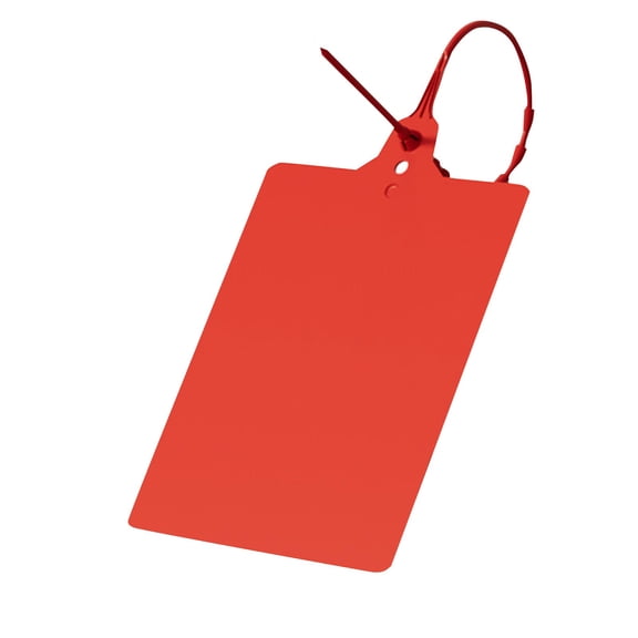 Plastic Seals Shipping Tags Logistics Use Sign Tie Label Tie Tamper Seals, Zip Ties for Pull Tite Security Tags Numbered Disposable Self-Locking Tie 100mm Length
