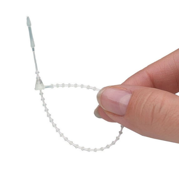 Plastic Security Seals - 50lb Break Strength - 500/bx - Tamper Evident Zip Ties